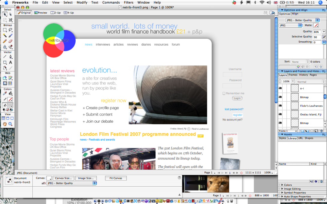 Netribution 2 being designed